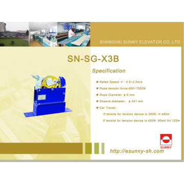 Elevator Overspeed Governor for Safety System (SN-SG-X3B)